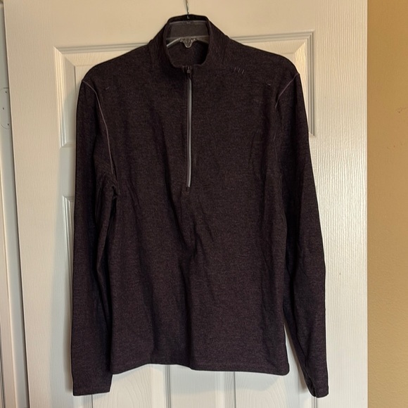 Lululemon men’s purple half zip pull over sweater size medium - Picture 1 of 10